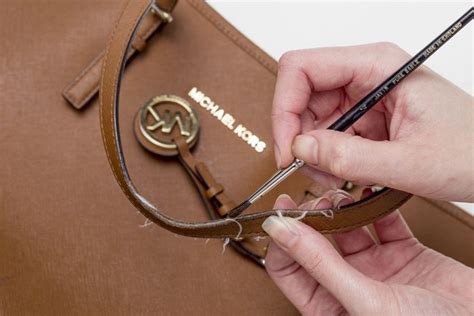 diy michael kors leather handbag repair|Michael Kors handle replacement.